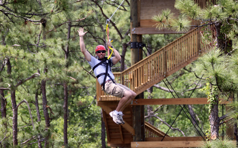 Zipline is so much fun!